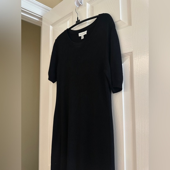 Free Assembly Black Shortsleeve Sweater Dress - Size Small - Picture 3 of 4